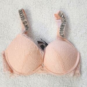 New!Victorias Secret Very Sexy Push Up Embellished Lace Bra